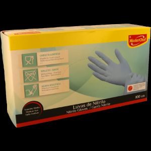 Imagem de LUVAS DESC.NIT.AZ.MCHEF M 100U