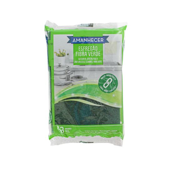 Imagem de ESFREGAO AMANHECER FIBRA VERDE 3UN