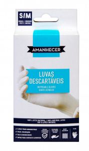 Imagem de LUVAS DESCART AMANH PEQ/MED 10UN