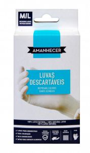 Imagem de LUVAS DESCART AMANH MED/GDE 10UN