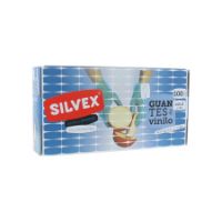 Imagem de LUVAS VINYL AZUL S/PÓ M SILVEX 100UN