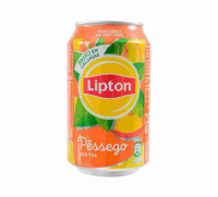 Imagem de ICE TEA LIPTON PÊSSEGO ZERO LATA 33CL