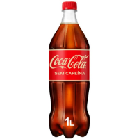 Imagem de REFRIGERANTE COCA COLA ZERO LIMA 1L