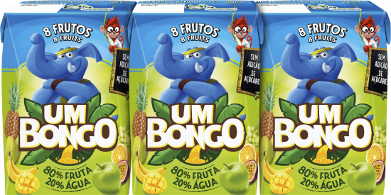 Imagem de BOX SUMO UM BONGO 8 FRUTOS PAK6X20CL