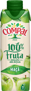 Imagem de SUMO COMPAL 100% FRUTA MAÇÃ/MOR/MEL 1LT