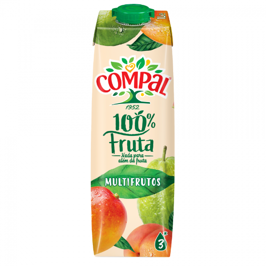 Imagem de SUMO COMPAL 100% FRUTA MULIFRUTOS 1L