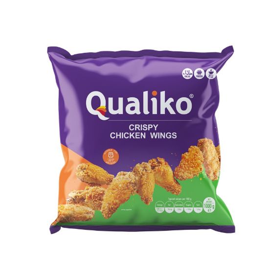 Imagem de Asas de Frango Crocantes Qualiko Cong 1 Kg