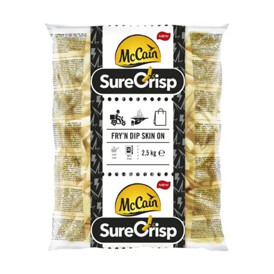 Imagem de Batata Mccain Surecrisp Fry'n Dip com Casca 2,5 Kg