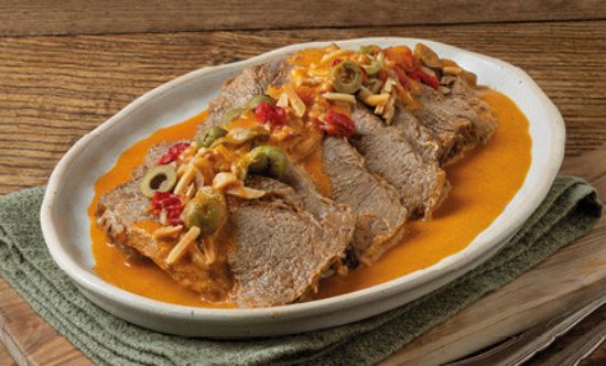 Imagem de Vitela com Amêndoas e Pimentos