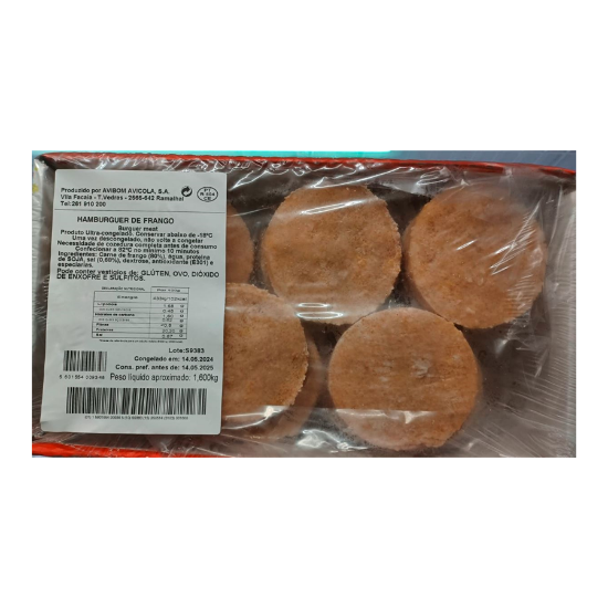 Imagem de Hambúrguer Frango Avibom Cong 1,6 Kg