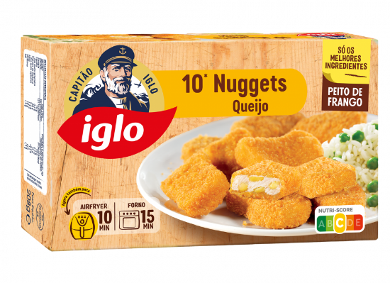 Imagem de Nuggets de Frango com Queijo Iglo 208GCong 10 Un