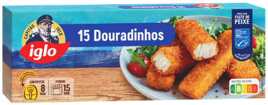 Imagem de Douradinhos de Peixe Iglo 420 G Cong 15 Un