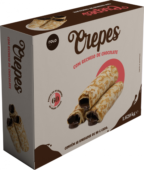 Imagem de Crepes Chocolate Rolo 18 Un X 90 G