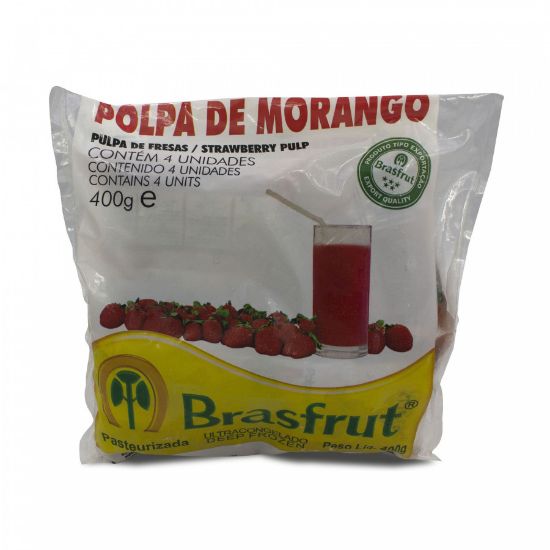 Imagem de Polpa Fruta Brasfrut Morango Cong 400 G