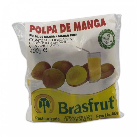 Imagem de Polpa Fruta Brasfrut Manga Cong 400 G