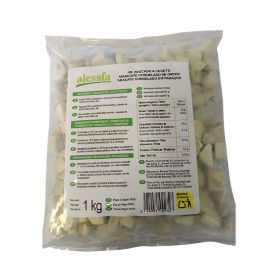 Imagem de Abacate Pedaços Alessia 1 Kg