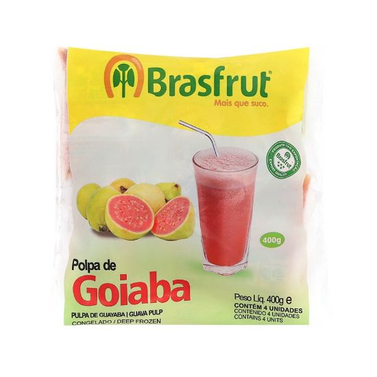 Imagem de Polpa Fruta Brasfrut Goiaba Cong 400 G