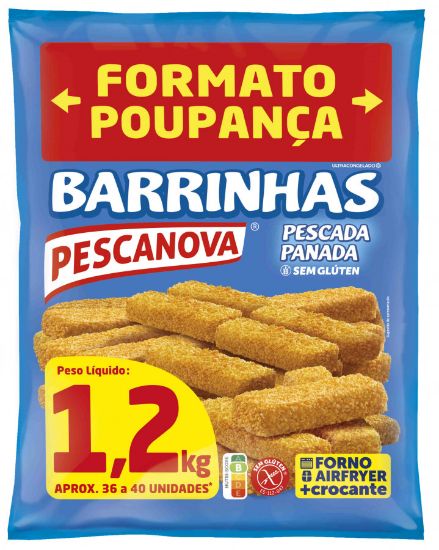 Imagem de Barrinhas de Pescada Pescanova Sem Glúten 1,200 Kg