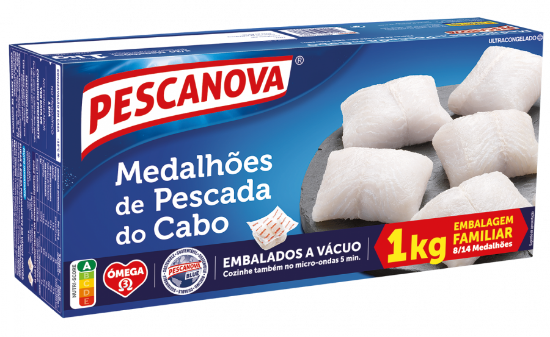 Imagem de Pescada do Cabo Pescanova Medalhões Cong 1 Kg