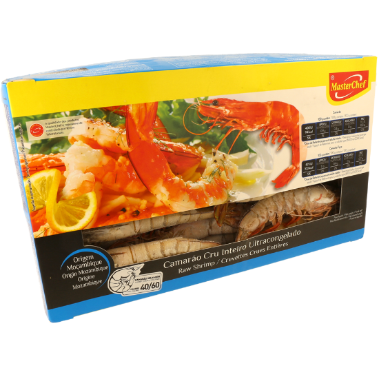 Imagem de Camarão Selvagem Moçambique MasterChef 60/80 Cong 2 Kg
