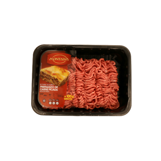 Imagem de Preparado Carne Picada Bovino/Suíno 500 G + 100 G Grátis