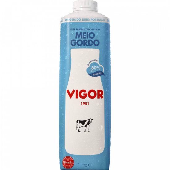 Imagem de Leite Pasteurizado Vigor Meio Gordo 1 Lt
