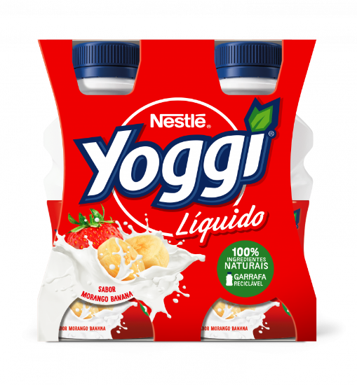Imagem de Iogurte Líquido Aroma Yoggi Morango/Banana 160 G