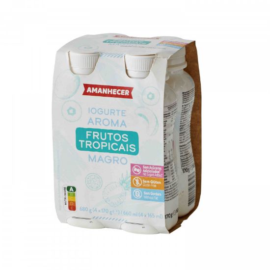 Imagem de Iogurte Líquido Aroma Amanhecer Frutos Tropicais Magro 170 Ml