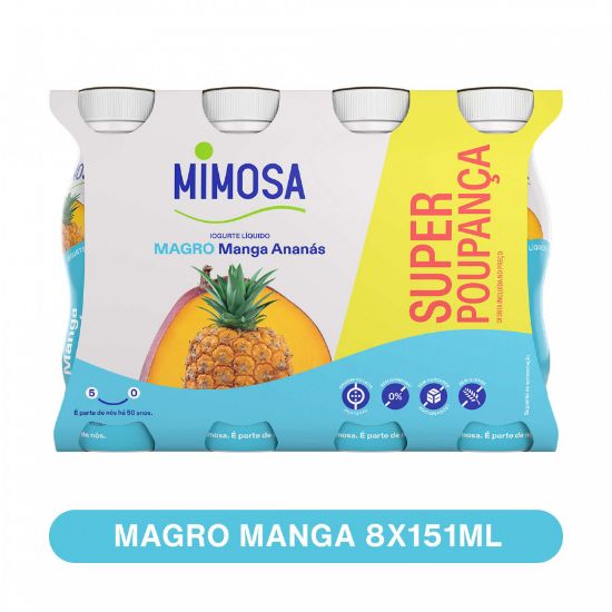 Imagem de Iogurte Líquido Magro Mimosa Manga Ananás 151 G