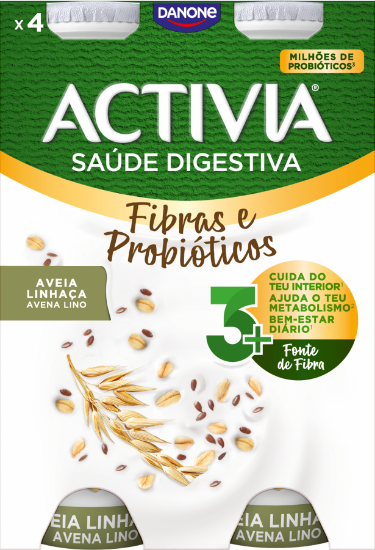 Imagem de Iogurte Líquido Activia Aveia Linhaça 155 G