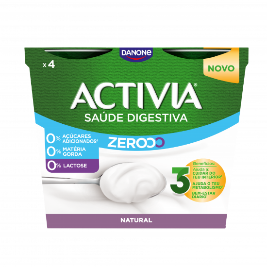 Imagem de Iogurte 000% Activia Natural 4X115G
