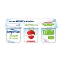 Imagem de Iogurte Sólido Aroma Longa Vida MorangoMagro 6 X 120 G