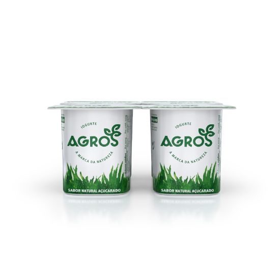 Imagem de Iogurte Sólido Aroma Agros Natural Açucarado 120 G