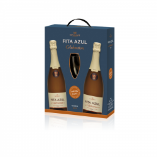 Imagem de ESPUMANTE FITA AZUL CEL.M.SECO 2X75CL+OF